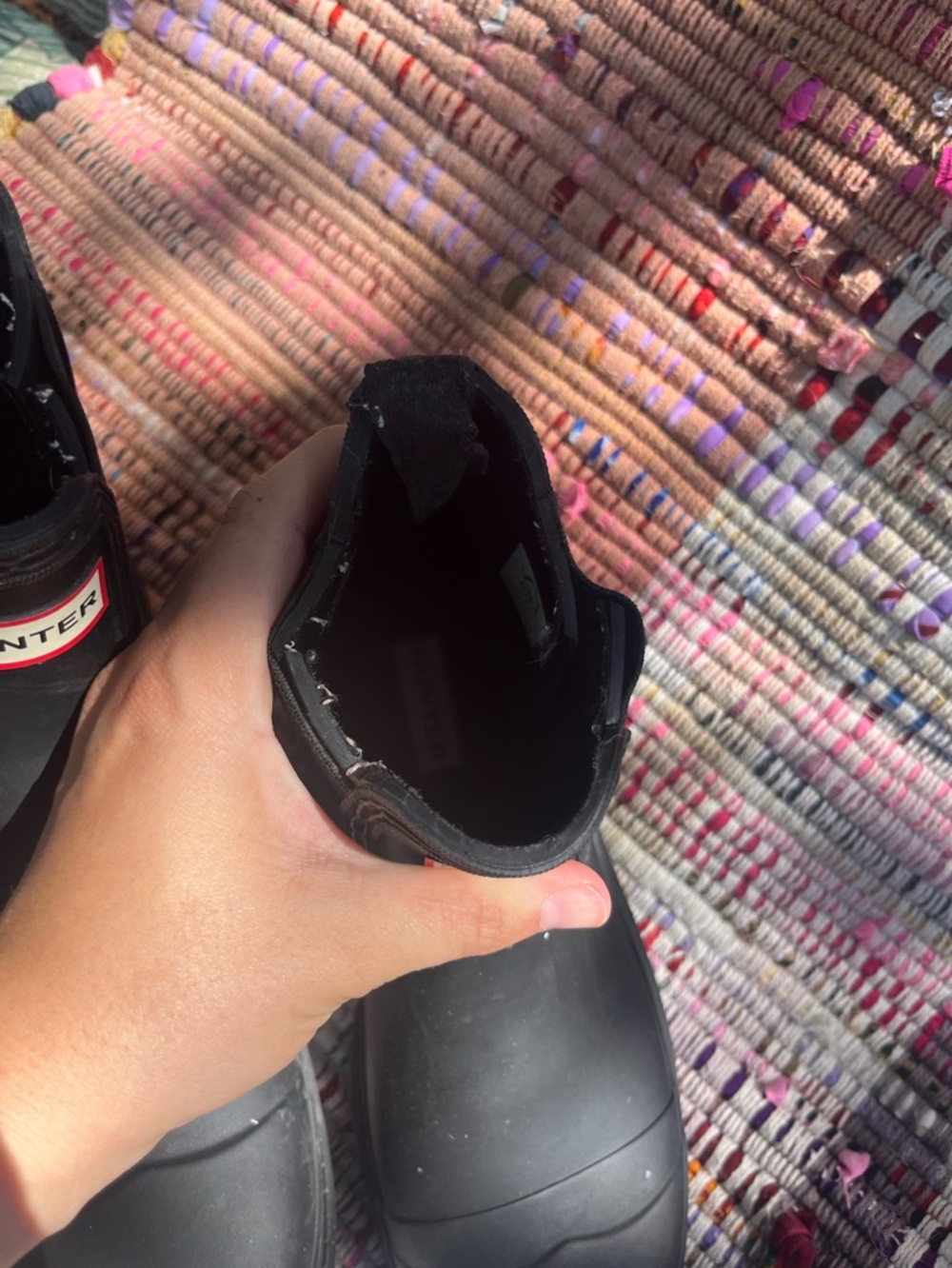 Black hunter ankle boots - Picture 3 of 5